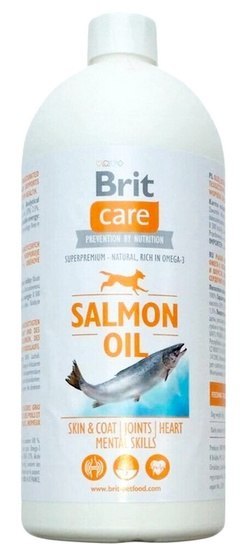 Brit Care Salmon Oil - olej z łososia dla psa 1000 ml