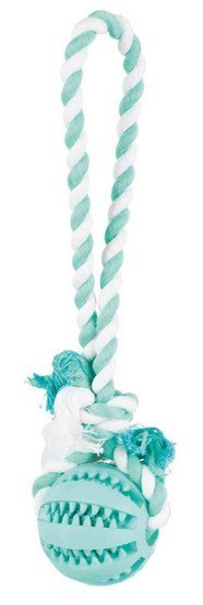 Trixie Piłka Dentafun ze sznurem 7cm/24cm Trixie Piłka Dentafun ze sznurem 7cm/24cm