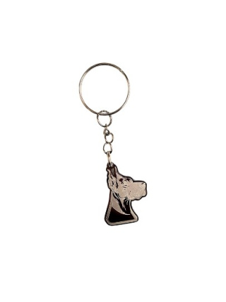 Brelok Doberman 2 ze stali nierdzewnej