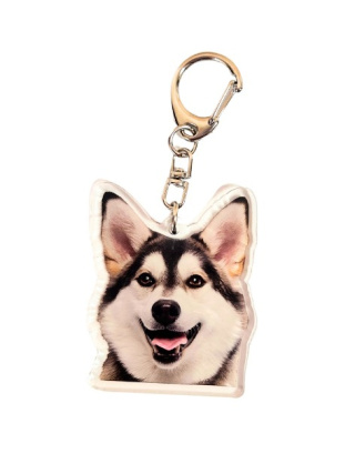 Brelok Husky Syberyjski Akrylowy