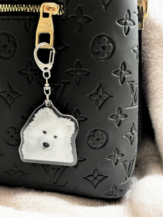 Brelok Samoyed Akrylowy