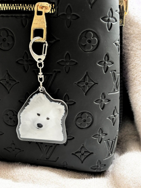 Brelok Samoyed Akrylowy