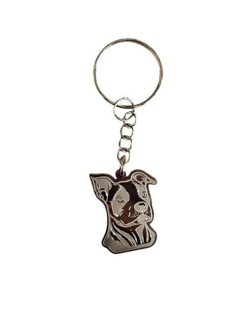 Brelok Amstaff ze stali nierdzewnej Brelok Amstaff ze stali nierdzewnej