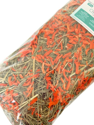 Sianko siano z marchewką dla królika, świnki morskiej, szynszyla, gryzoni 400 g