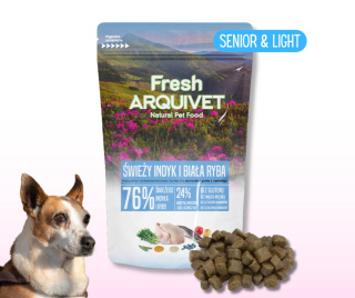 PRÓBKA ARQUIVET FRESH SENIOR & LIGHT Indyk i biała ryba 100 g