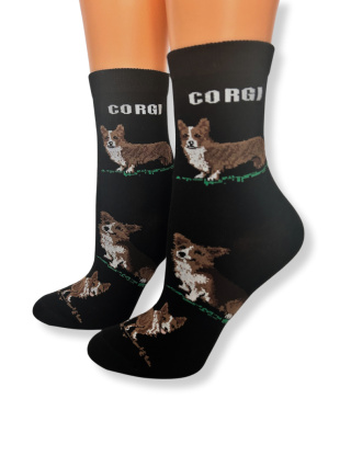 Skarpetki Corgi Dziecięce (czarne)