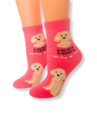 Skarpetki w Goldendoodle Dziecięce (różowe)