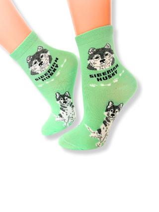 Skarpetki Husky Dziecięce (zielone)