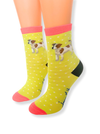 Skarpetki Jack Russell Terrier Dziecięce (zielone)
