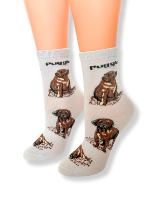 Skarpetki Puggle Dziecięce (jasno szare)