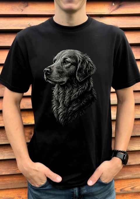 Koszulka Golden Retriever Damska Męska Personalizowana Koszulka Golden Retriever Damska Męska Personalizowana