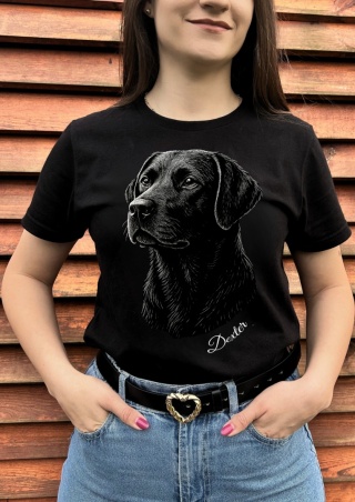 Koszulka Labrador Damska Męska Personalizowana