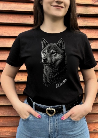 Koszulka Shiba Iny Damska Męska Personalizowana