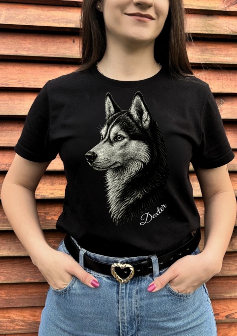 Koszulka Husky Damska Męska Personalizowana