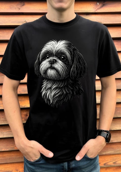 Koszulka Shih Tzu Damska Męska Personalizowana Koszulka Shih Tzu Damska Męska Personalizowana