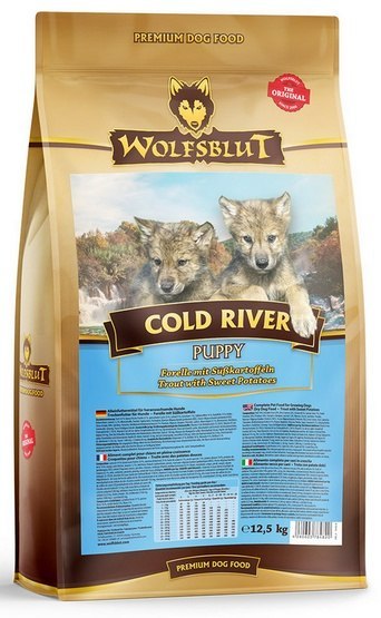 Wolfsblut Dog Cold River Puppy - pstrąg i bataty 12,5kg Wolfsblut Dog Cold River Puppy - pstrąg i bataty 12,5kg