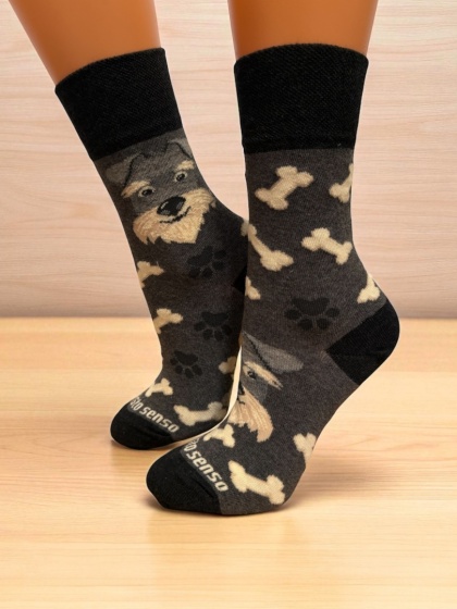 Skarpetki Sznaucer Damskie (szare)