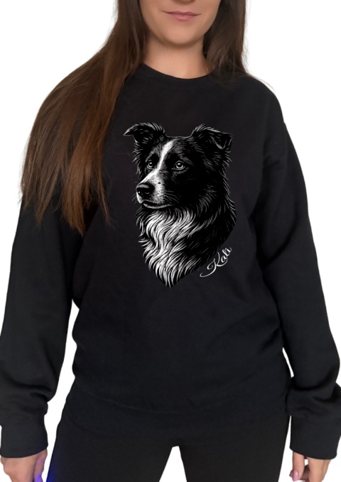 Bluza z Border Collie Black&White