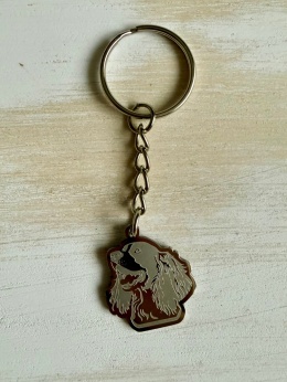 Brelok Cavalier King Charles Spaniel ze stali nierdzewnej