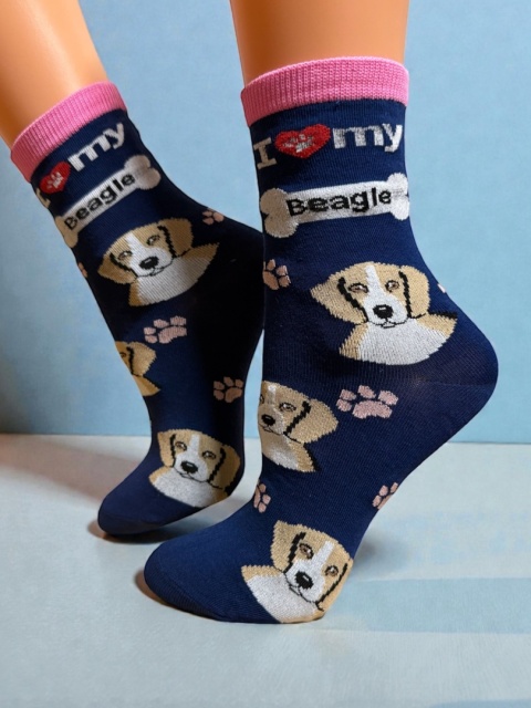 Skarpetki w Beagle Dziecięce (granatowe)