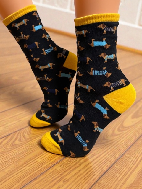 Skarpetki w Jamniki Damskie (czarne)