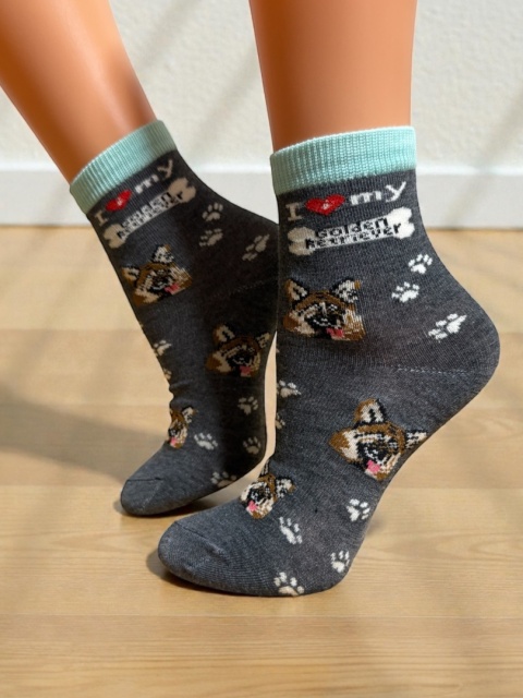 Skarpetki w Owczarki Niemieckie Dziecięce (ciemno szare)