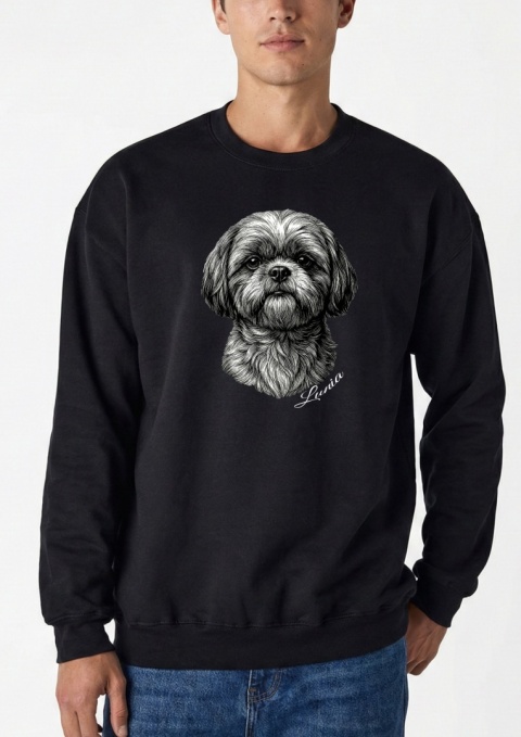 Bluza Shih Tzu Black&White