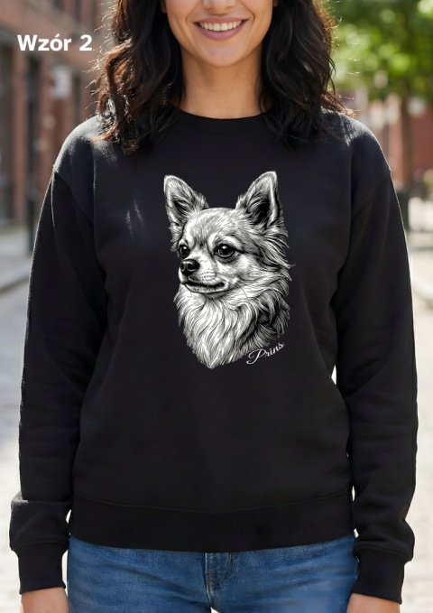 Bluza z Chihuahua Black&White