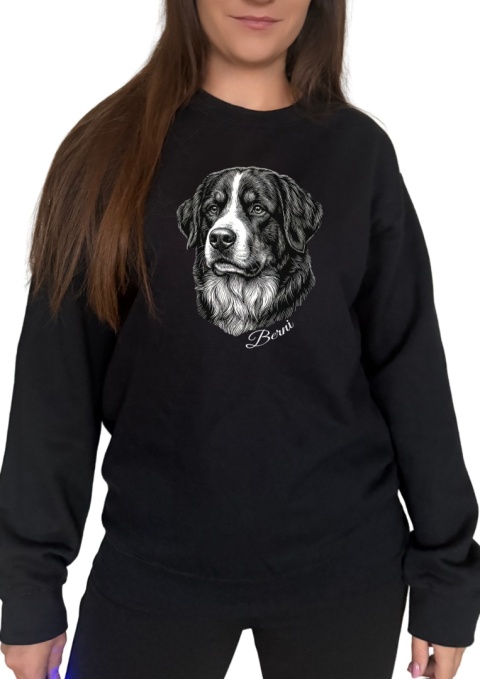 Bluza z Berneńskim Psem Pasterskim Black&White