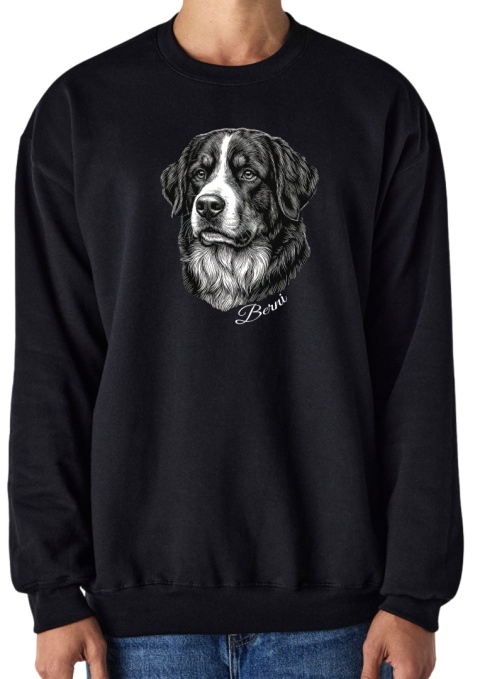 Bluza z Berneńskim Psem Pasterskim Black&White