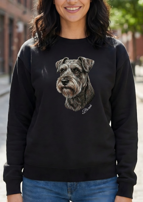 Bluza ze Sznaucerem Black&White