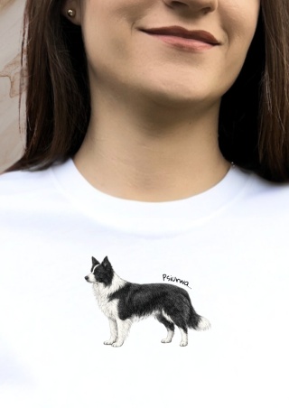 Koszulka z Border Collie Psiurwa