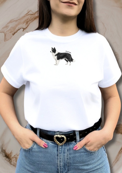 Koszulka z Border Collie Psiurwa