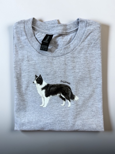 Koszulka z Border Collie Psiurwa