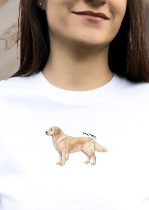 Koszulka z Golden Retrieverem Psiurwa