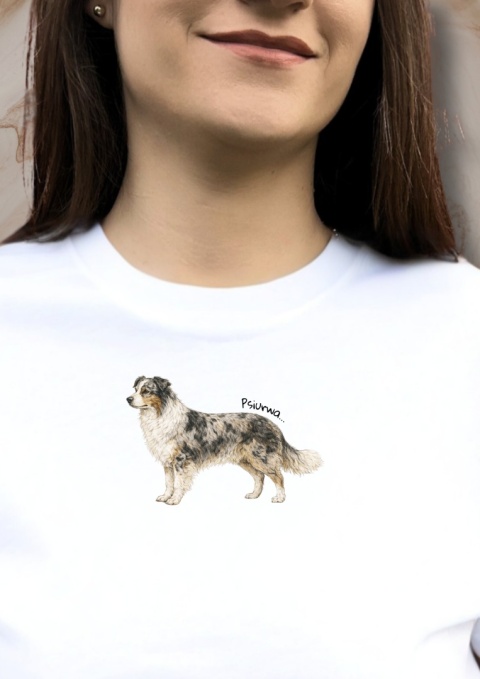Koszulka z Owczarkiem Australijskim Psiurwa