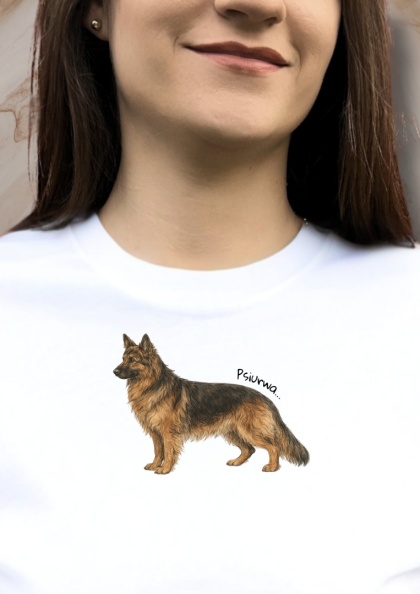Koszulka z Owczarkiem Niemieckim Psiurwa