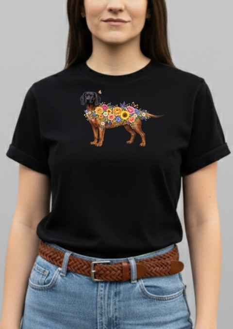 Koszulka z Posokowcem Bawarskim Flowers