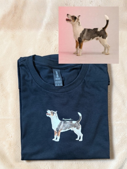 Koszulka z Twoim Psem ze zdjęcia Psiurwa