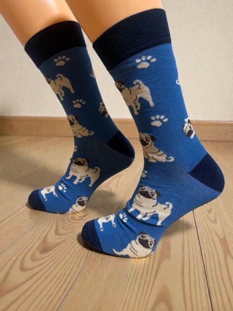 Skarpetki w Mopsy Męskie