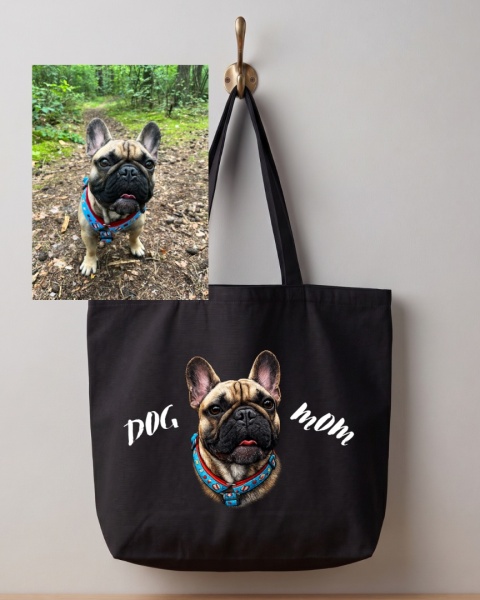 Torba z Twoim Psem ze zdjęcia Dog Mom