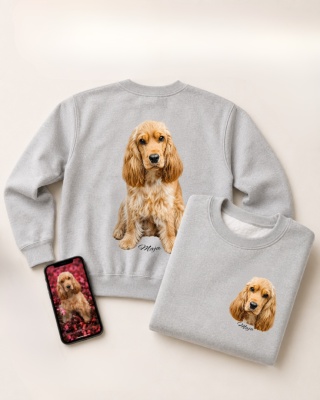 Bluza z Twoim Psem ze zdjęcia z nadrukiem
