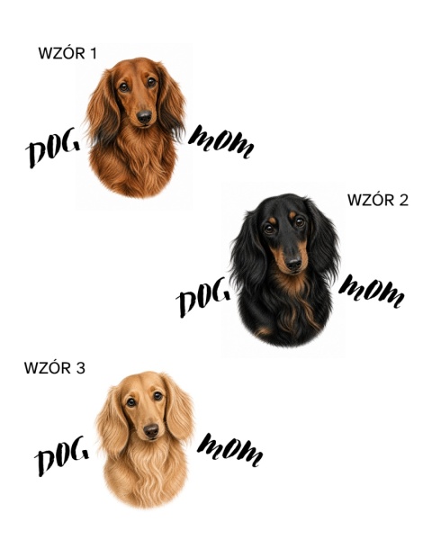 Torba z Jamnikiem Długowłosym DOG MOM