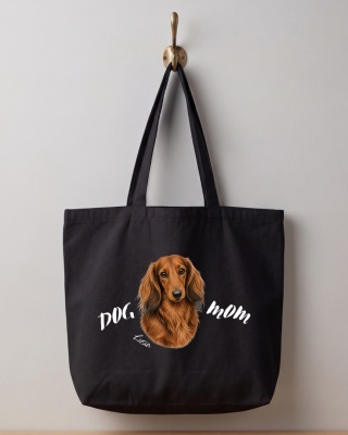Torba z Jamnikiem Długowłosym DOG MOM