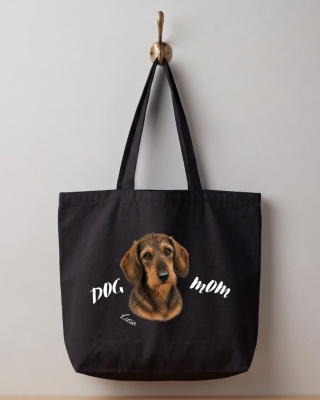 Torba z Jamnikiem Szorstkowłosym DOG MOM