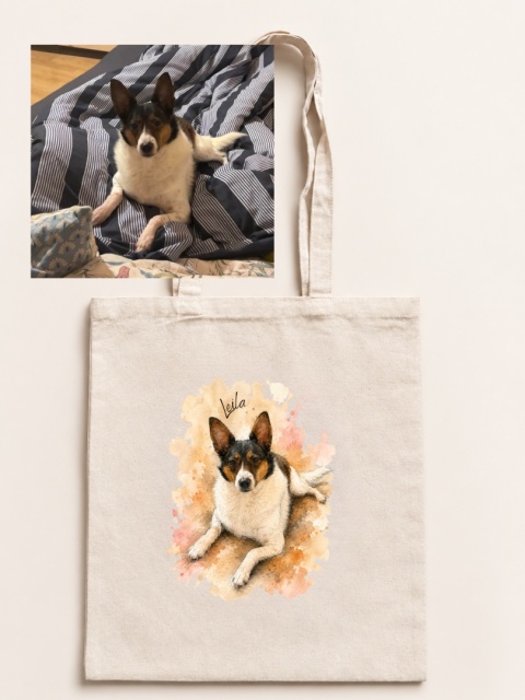 torba z psem personalizowana