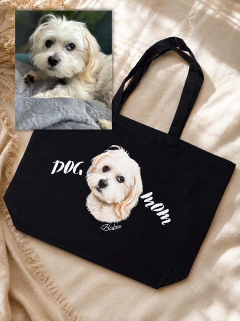 Torba z Twoim Psem ze zdjęcia Dog Mom