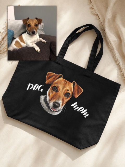 Torba z Twoim Psem ze zdjęcia Dog Mom