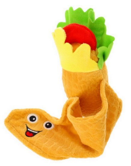 Dingo Zabawka piszcząca dla psa - Burito 14cm Dingo Zabawka piszcząca dla psa - Burito 14cm