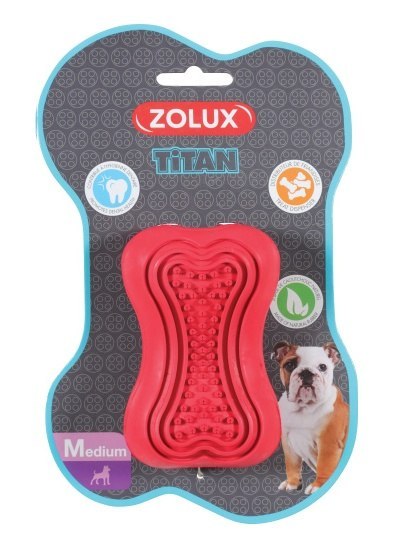 Zolux Zabawka na przysmaki kauczukowa Titan M czerwona Zolux Zabawka na przysmaki kauczukowa Titan M czerwona